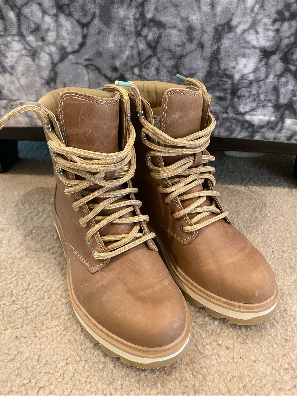 Sorel Leather Lace-Up Work Boots